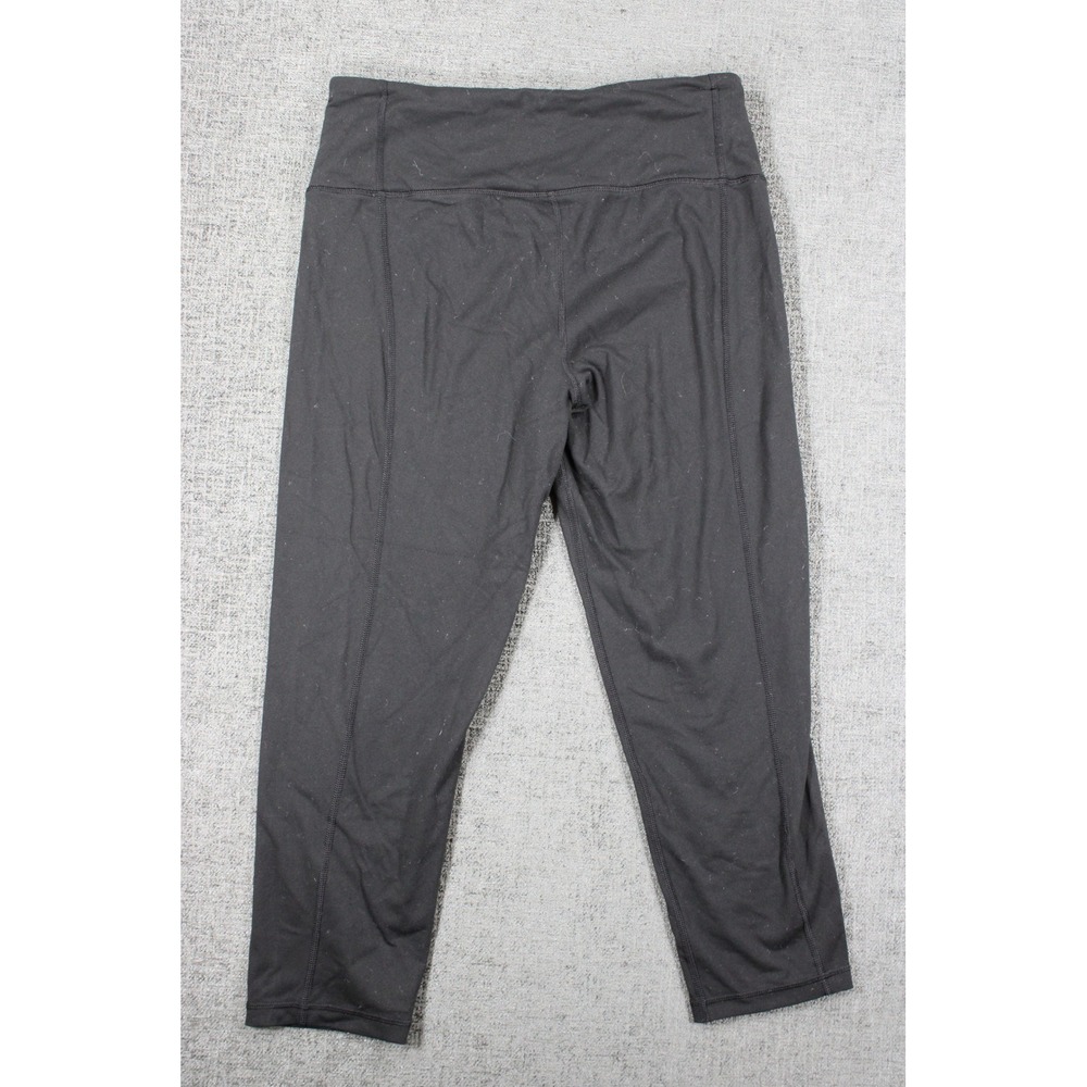 Victoria Sport Knockout Victorias Secret Black Capri Leggings Womens Medium
